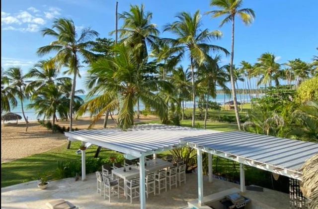 Villa Ocean Lodge Coson Las Terrenas Terraza playa